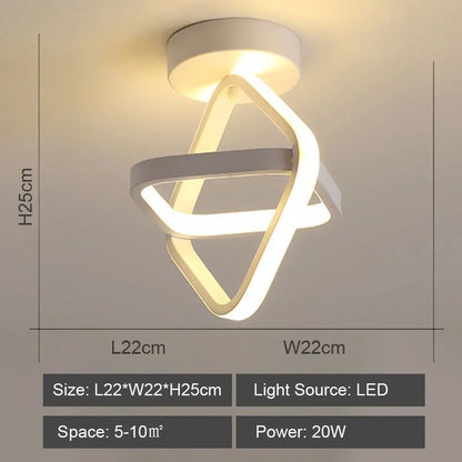 Decorbites™ LED-Deckenleuchte für modernes Wohnzimmer- und Schlafzimmerbeleuchtung