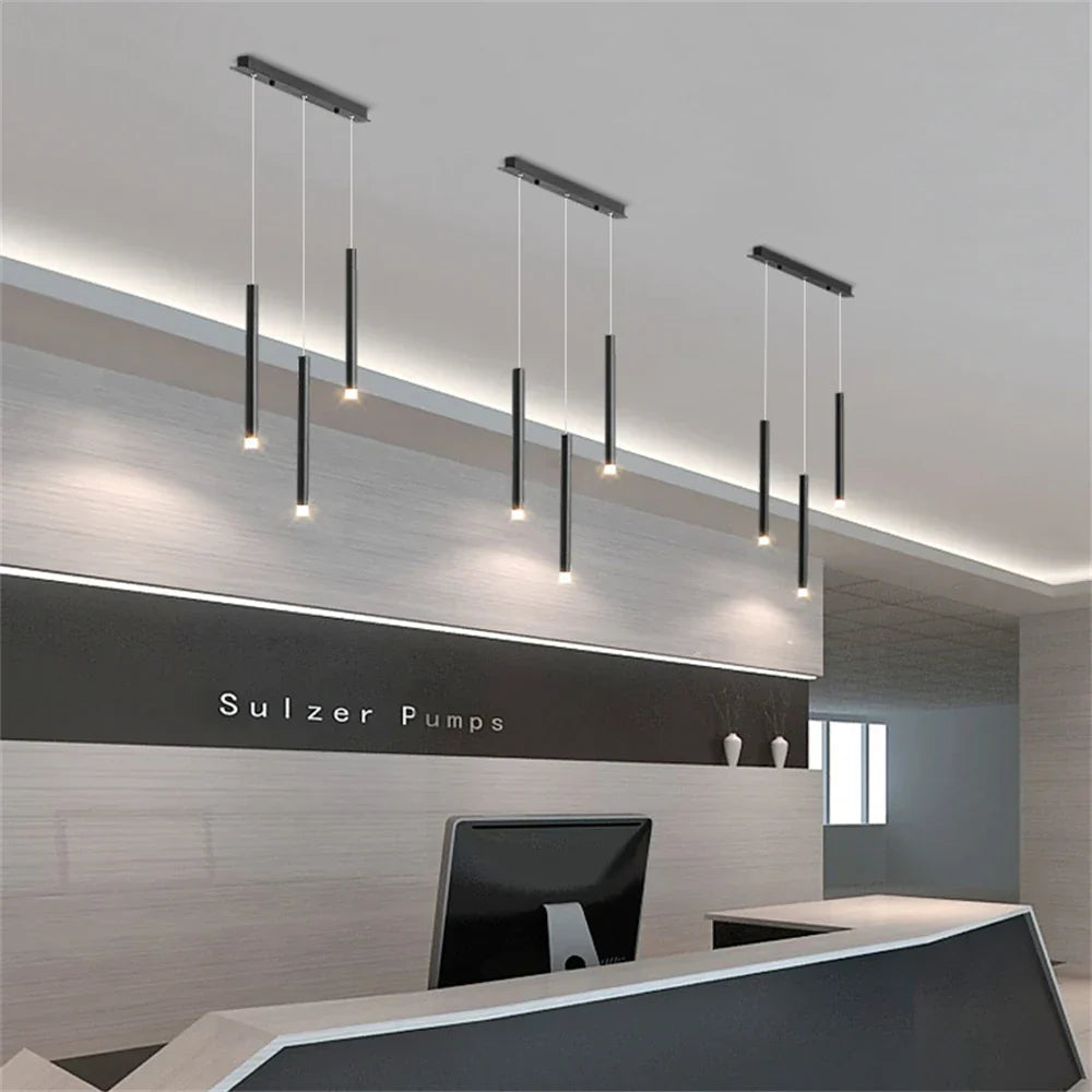 Cylindrical Glossy Chandelier