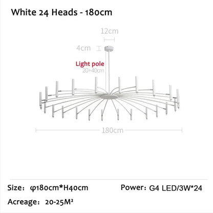 Decorbites™ LED-Deckenleuchter nordischer Stil für Wohnzimmer Esszimmer Schlafzimmer Beleuchtung