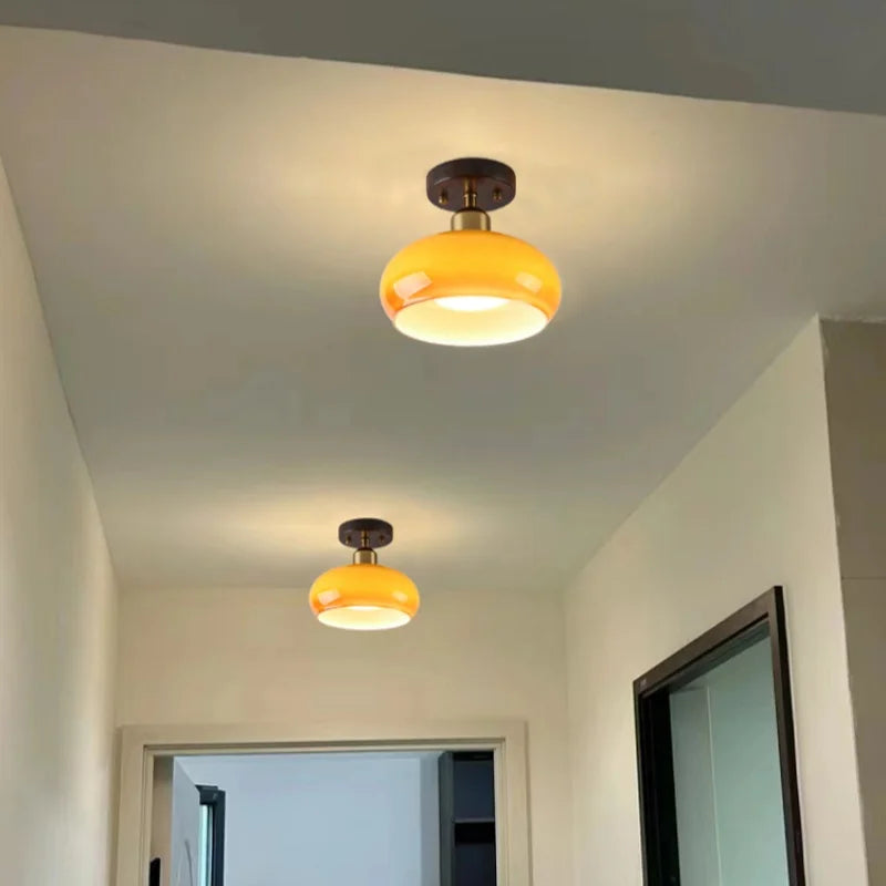 Decorbites™ LED-Deckenleuchte im japanischen Stil aus Glas für moderne Wohnzimmerbeleuchtung