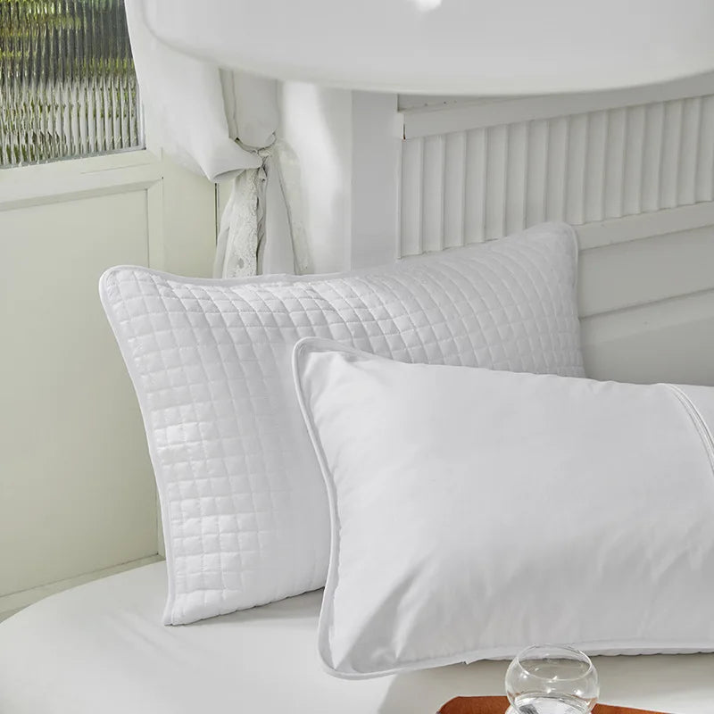 DecorBites™ Cotton Pillowcase Shield for Sweat Protection and Breathable Comfort