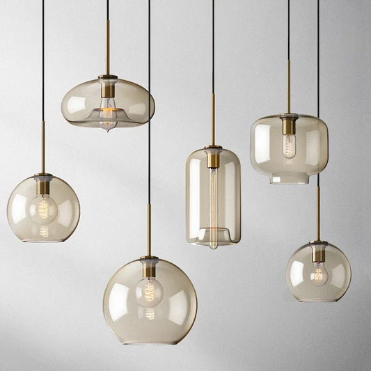Decorbites™ Industrielles Retro-LED-Glas-Pendant-Licht-Leuchter für Küche und Restaurant
