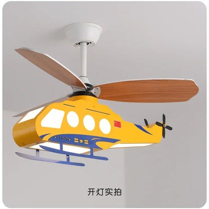 Decorbites™ Hubschrauber-Licht-Deckenlampe für das Jungenzimmer