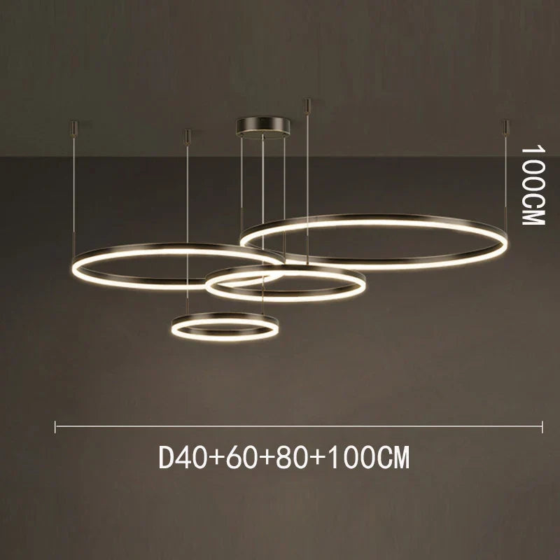 DecorBites™ LED Pendant Chandeliers for Staircase & Living Room Lighting