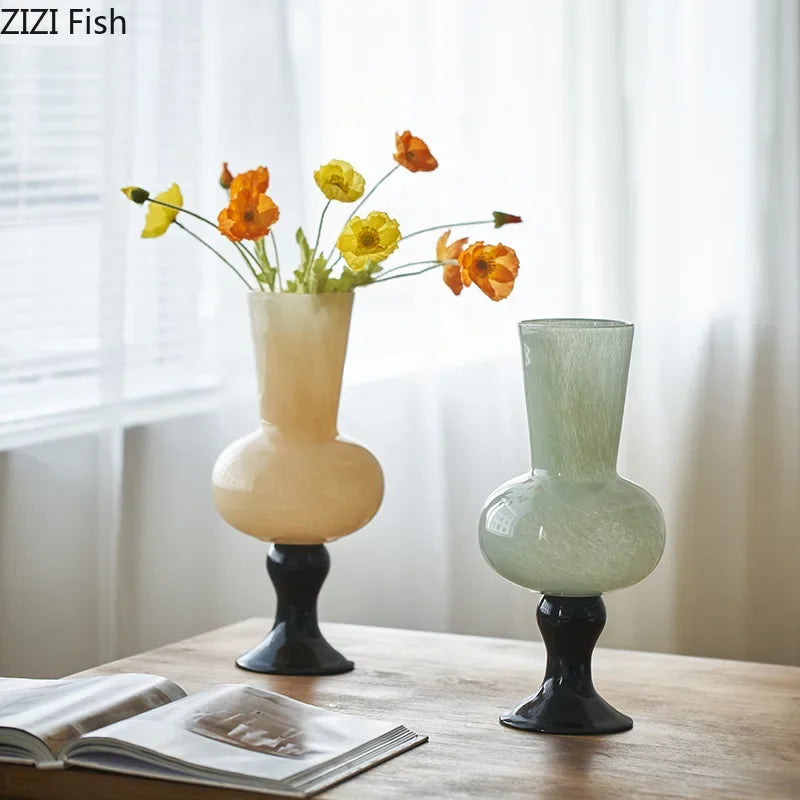 Glass Goblet Desk Vase