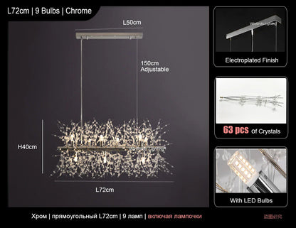 Decorbites™ Dandelion LED Deckenleuchter für Heimdekoration Beleuchtungskörper