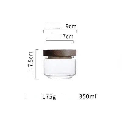 DecorBites™ Glass Hermetic Storage Jars with Airtight Lids