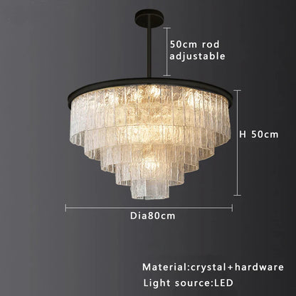 Decorbites™ Kristallglas-Deckenleuchter | Vintage-Luxus-Dekoration für Esszimmer und Wohnzimmer