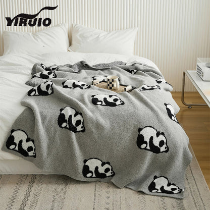 Decorbites™ Kawaii-Panda-Jakard-Wickel-Decke