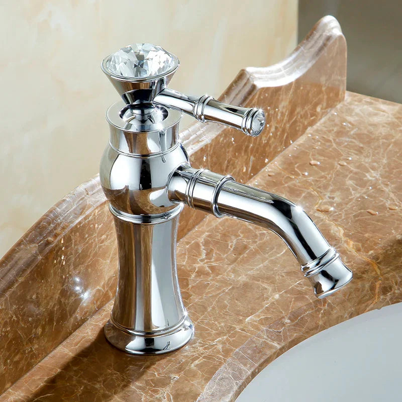 Gold Brass Bathroom Mixer