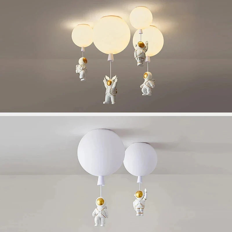 Glass Astronaut Pendant Light