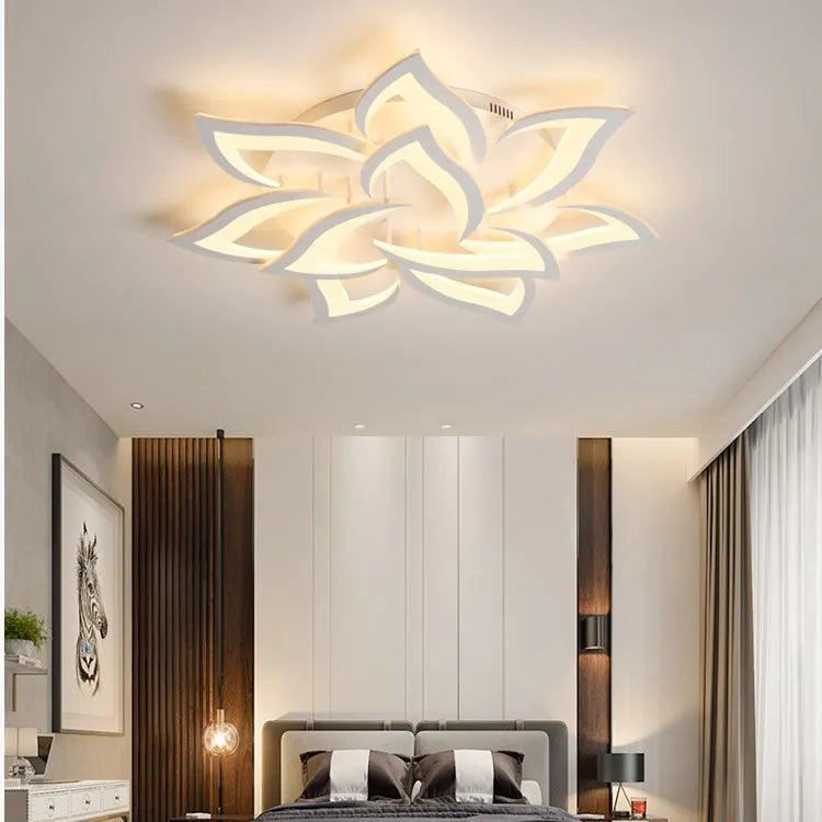 Modern Lotus LED Chandelier