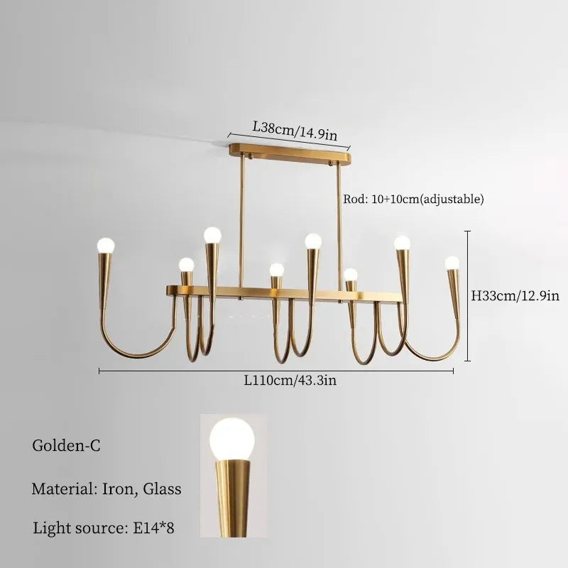 Decorbites™ Französischer Stil Schwarzes Anhängerleuchte Luxuriöse LED-Kronleuchter Raumdekoration