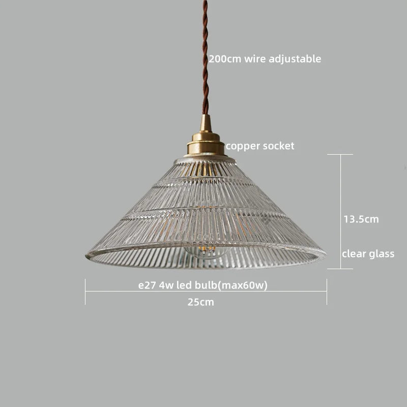 Decorbites™ Klar-Glas-LED-Pendelleuchte | Nordische Hängelampe für Küche, Wohnzimmer