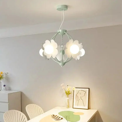 DecorBites™ LED Flower Chandelier: French Retro Style for Bedroom, Living Room, Restaurant