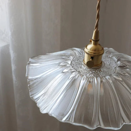 Decorbites™ Klares Glas Nordisches LED-Hängeleuchte mit Messingknopf-Schalter