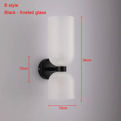 Decorbites™ Glasball-LED-Wandleuchten – Nordisch moderne Wandlampen für Schlafzimmer, Badezimmer, Treppenhäuser