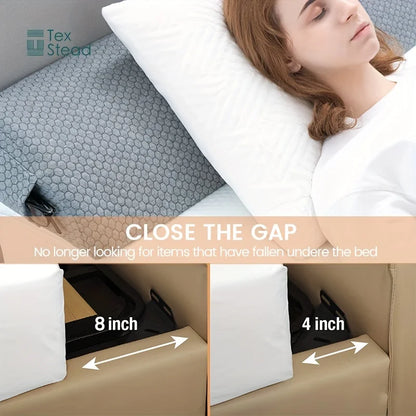 DecorBites™ Headboard Pillow Wedge for Mattress Gap Filler and Comfort - Bed Support