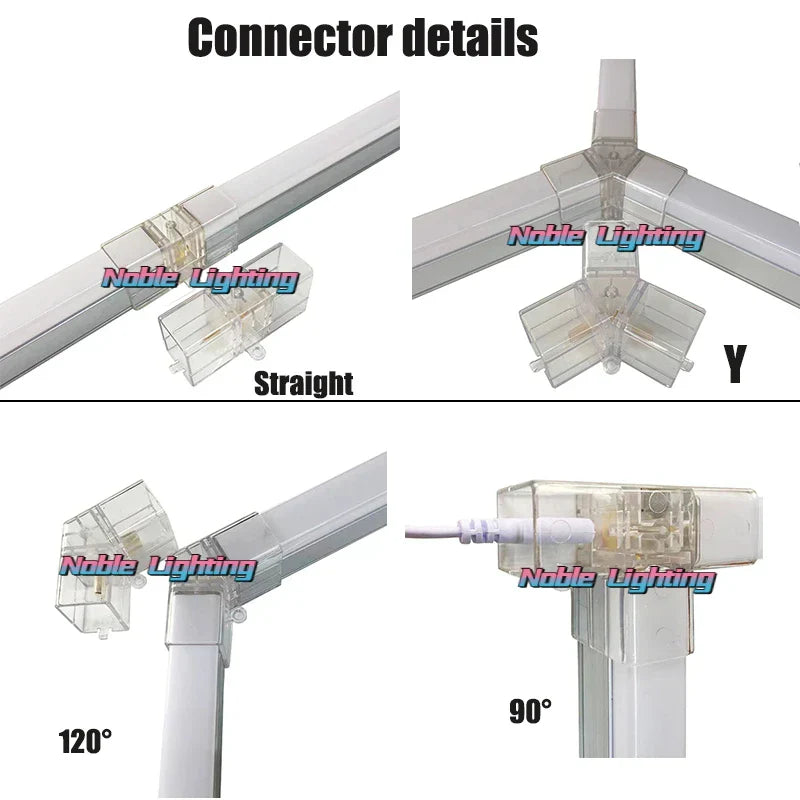DecorBites™ Hexagon LED Ceiling Light for Home Garage and Commercial Systems