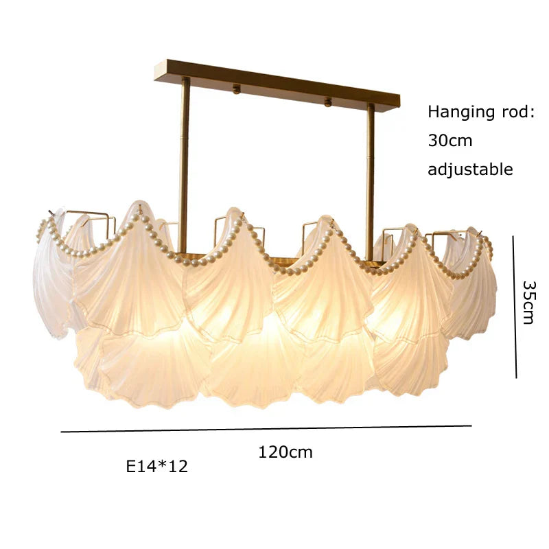Decorbites™ Kristallperlenkette-Kronleuchter: Luxuriöse Hängeleuchte für exquisites Wohnraumausstattung