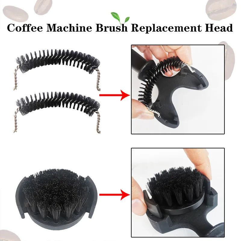 Decorbites™ Reinigungsbürste für Kaffeemaschinen - Reinigungswerkzeug für den Brühkopf & Mini-Löffel