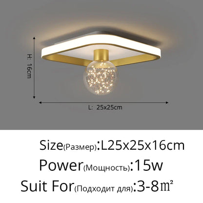 DecorBites™ Gypsophila Chandelier: Modern Ceiling Mounted Light for Home, Living Room, Bedroom