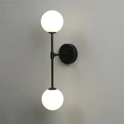 DecorBites™ Golden Glass LED Wall Lamp - Nordic Design for Bedroom & Living Room