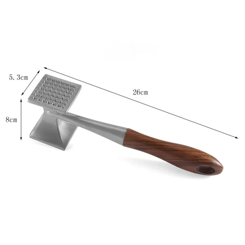 Decorbites™ Doppelseitiger Fleischklopfer für die Küche - Edelstahl-Fleischhammer