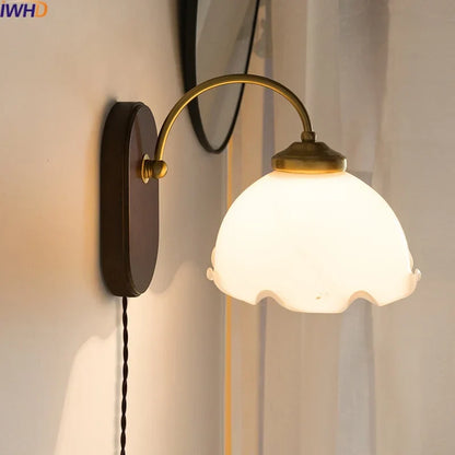 Decorbites™ Glas-Kupfer-LED-Wandleuchten – Nordisch Moderne Schlafzimmer Badezimmer Wohnzimmer Lampe