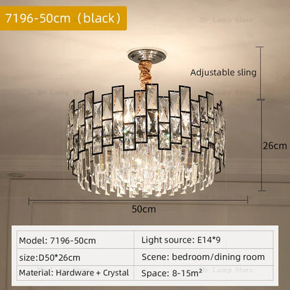 Decorbites™ Kristallleuchter: Postmoderne Lichtluxus für Wohnzimmer, Schlafzimmer, Küche.