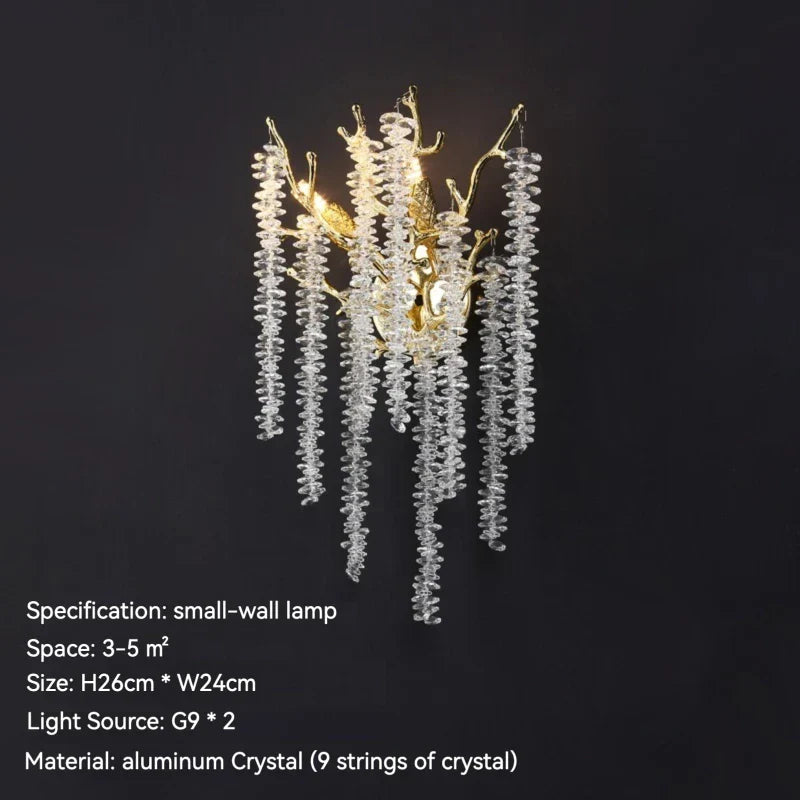 Decorbites™ Kristall-Metall-Kronleuchter: Elegante Luxus-Hängeleuchte für die Dekoration von Zuhause und Hotel