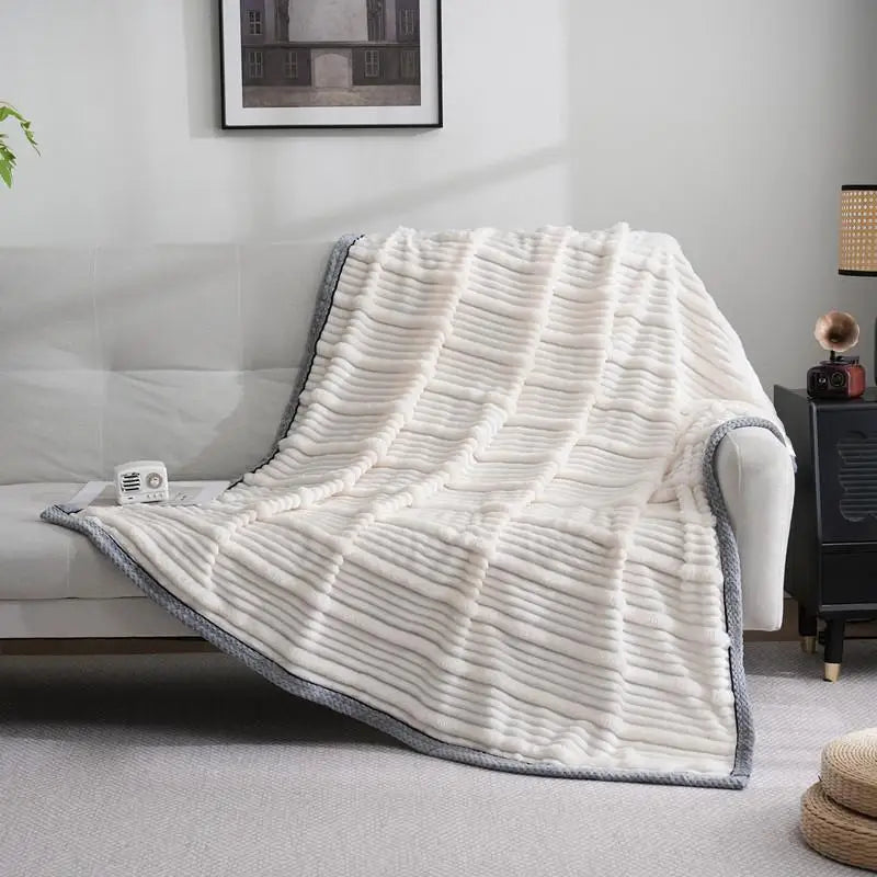 Decorbites™ Leichtes Luxus-Sofadecke für Herbst/Winter, gemütliche Decke für Büro und Schlafzimmer