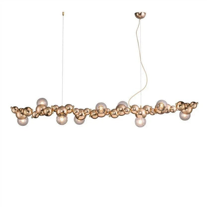 DecorBites™ LED Caterpillar Chandelier: Stylish Long Pendant Lamp for Living Room, Restaurant, Hotel