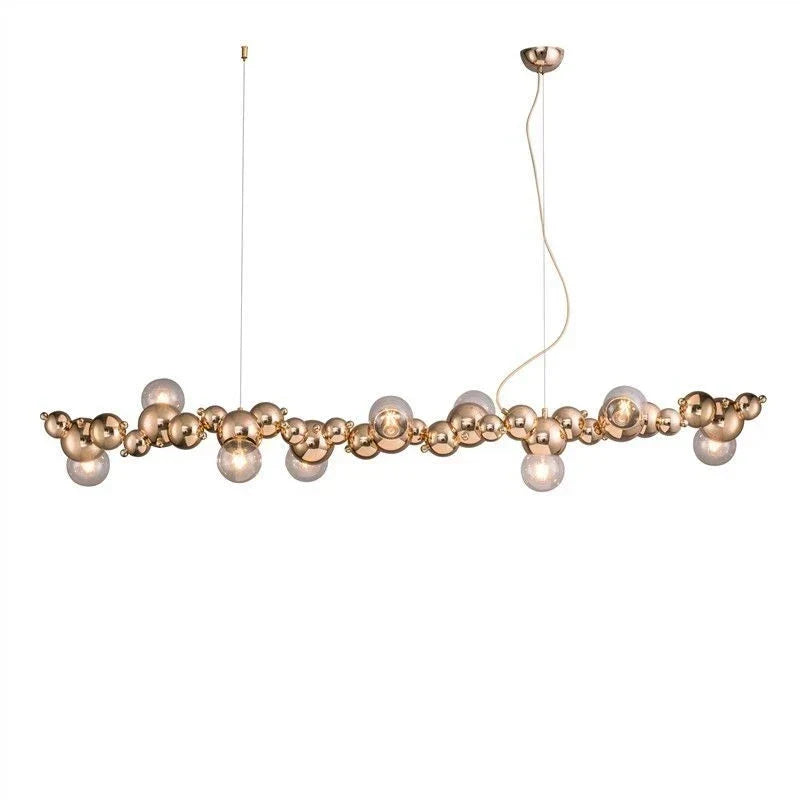 Decorbites™ LED Raupen-Kronleuchter: Stilvolles langes Pendel-Licht für Wohnzimmer, Restaurant, Hotel