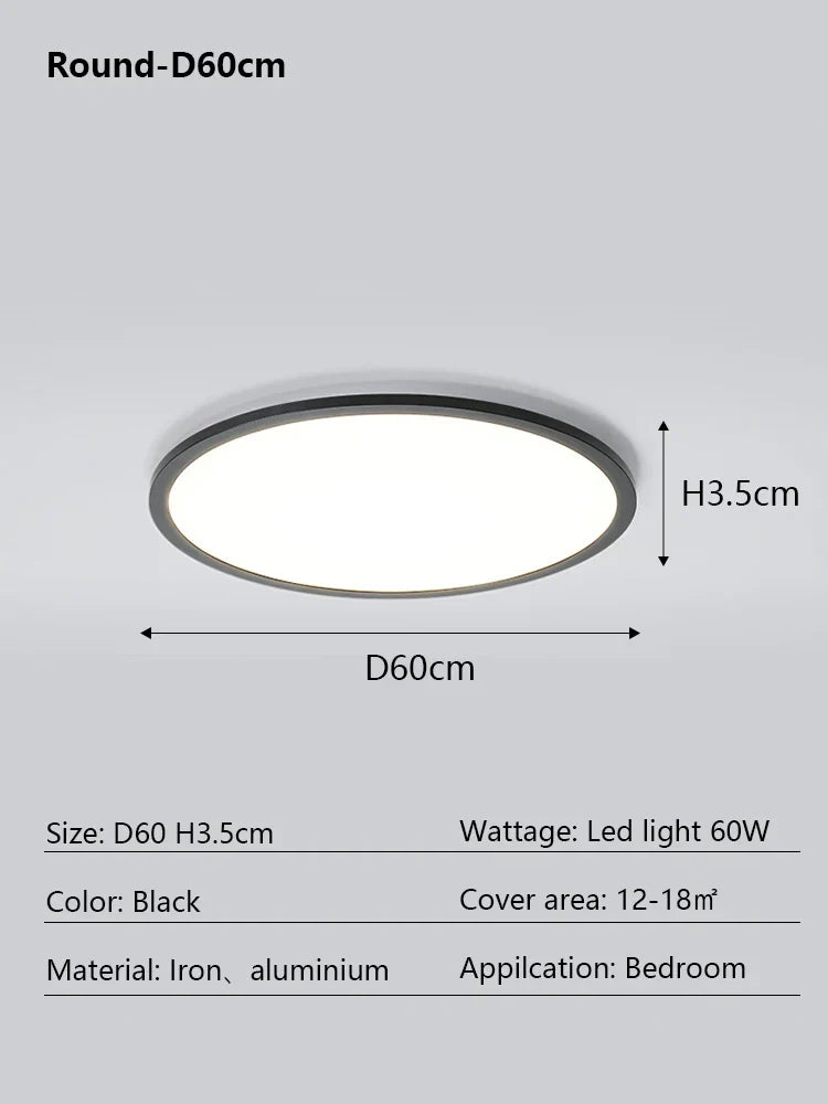 Decorbites™ LED-Deckenleuchte: Modernes minimalistisches rechteckiges Design für Wohnzimmer, Schlafzimmer, Innenbeleuchtung