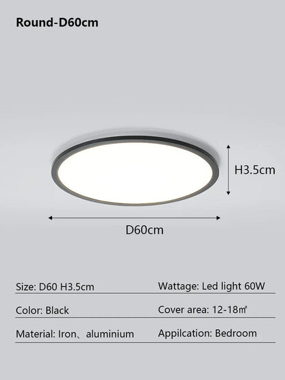 Decorbites™ LED-Deckenleuchte: Modernes minimalistisches rechteckiges Design für Wohnzimmer, Schlafzimmer, Innenbeleuchtung