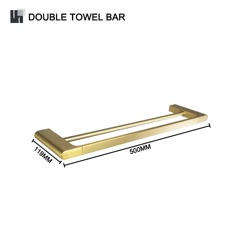 Gold Stainless Bath Set