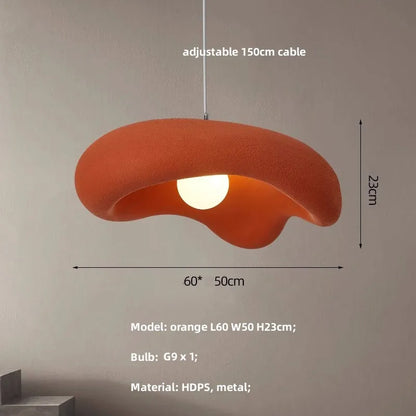 DecorBites™ Creamy Style Wabi Sabi G9 LED Pendant Lights - Home Decor Hang Lamp