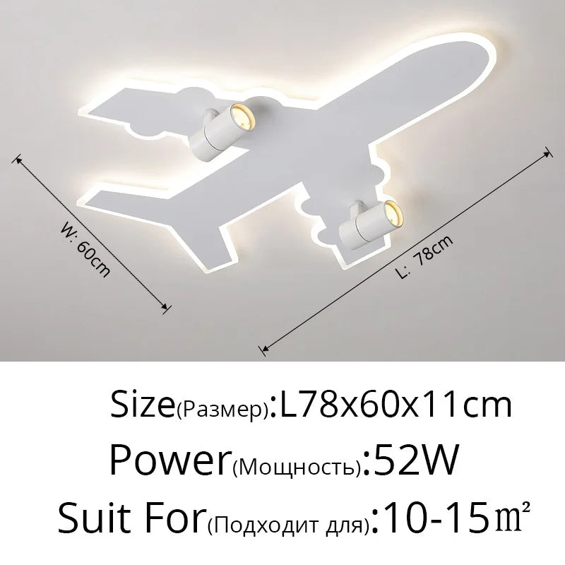 Decorbites™ Kinder-Deckenleuchten Cartoon-Jungen-Schlafzimmer kreative augenschonende LED-Beleuchtung
