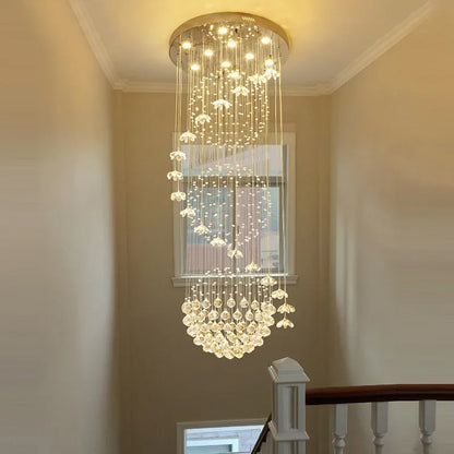 Decorbites™ Kristall-Hängeluster Innenleuchte für Treppenhaus-Zimmer-Dekoration