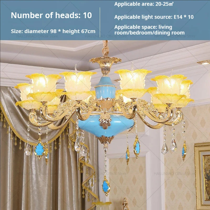Decorbites™ Elegante Kristall-Leuchter Beleuchtung für Wohnzimmer und Schlafzimmer