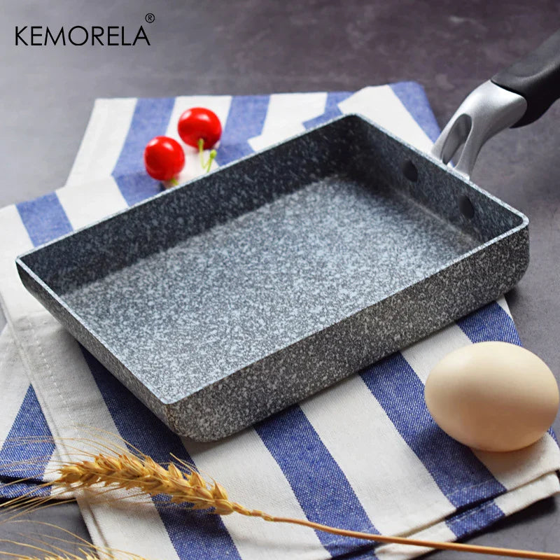 Decorbites™ Japanische Medizinische Stein Antihaft-Pfanne | Tamagoyaki-Omelett-Pfanne