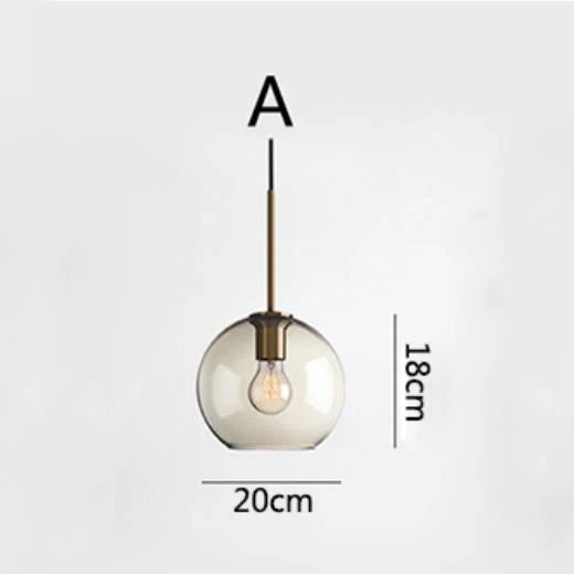 Decorbites™ Glasleuchter: Nordisch minimalistisch, Net Red Design für Restaurant, Bar, Café, Bekleidungsgeschäft.