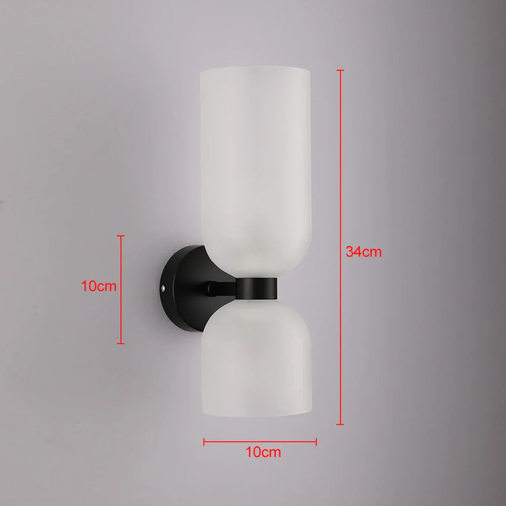 Decorbites™ Glas-Schirm-Wandleuchte: Moderne minimalistische Kunstbeleuchtung für Schlafzimmer, Flur, Treppe