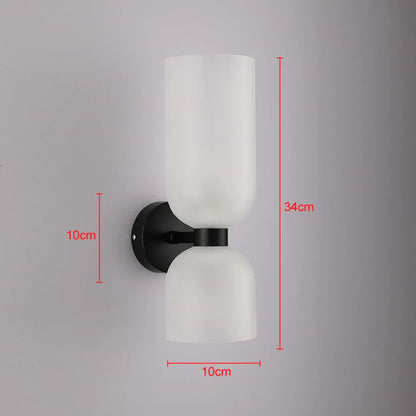 Decorbites™ Glas-Schirm-Wandleuchte: Moderne minimalistische Kunstbeleuchtung für Schlafzimmer, Flur, Treppe