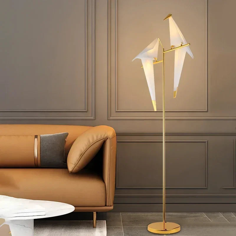 Decorbites™ LED-Vogellampe für Boden, für Wohnzimmer & Schlafzimmer
