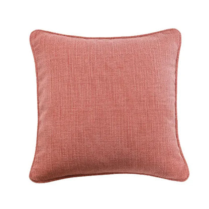 Decorbites™ Baumwoll-Leinen-Kissenbezug in Pfirsichorange Grau Elfenbein für das Wohnzimmer umweltfreundlich
