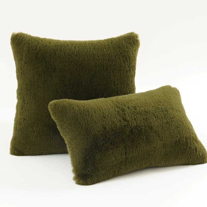 Green Tufted Cushion Cover