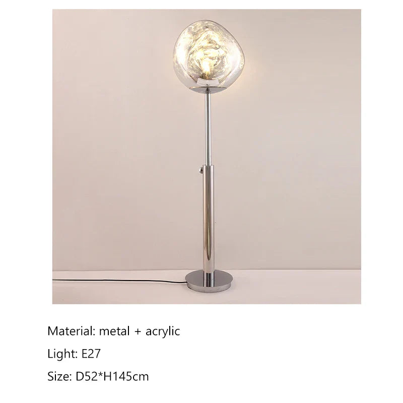 Decorbites™ LED-Lavalampe für den Boden im nordischen Minimalismus-Stil Innenbeleuchtung für Raum und Schlafzimmer Stehlampe