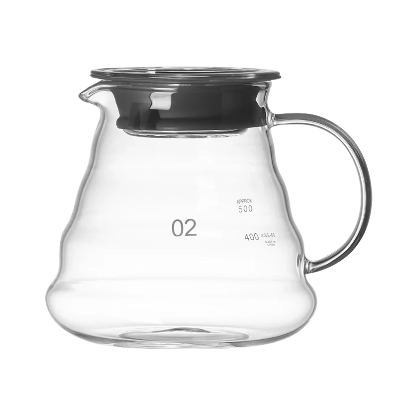 Decorbites™ Glas-Kaffeekocher: Handgefertigter Topf zum Teilen, Filterbecher und Teekanne